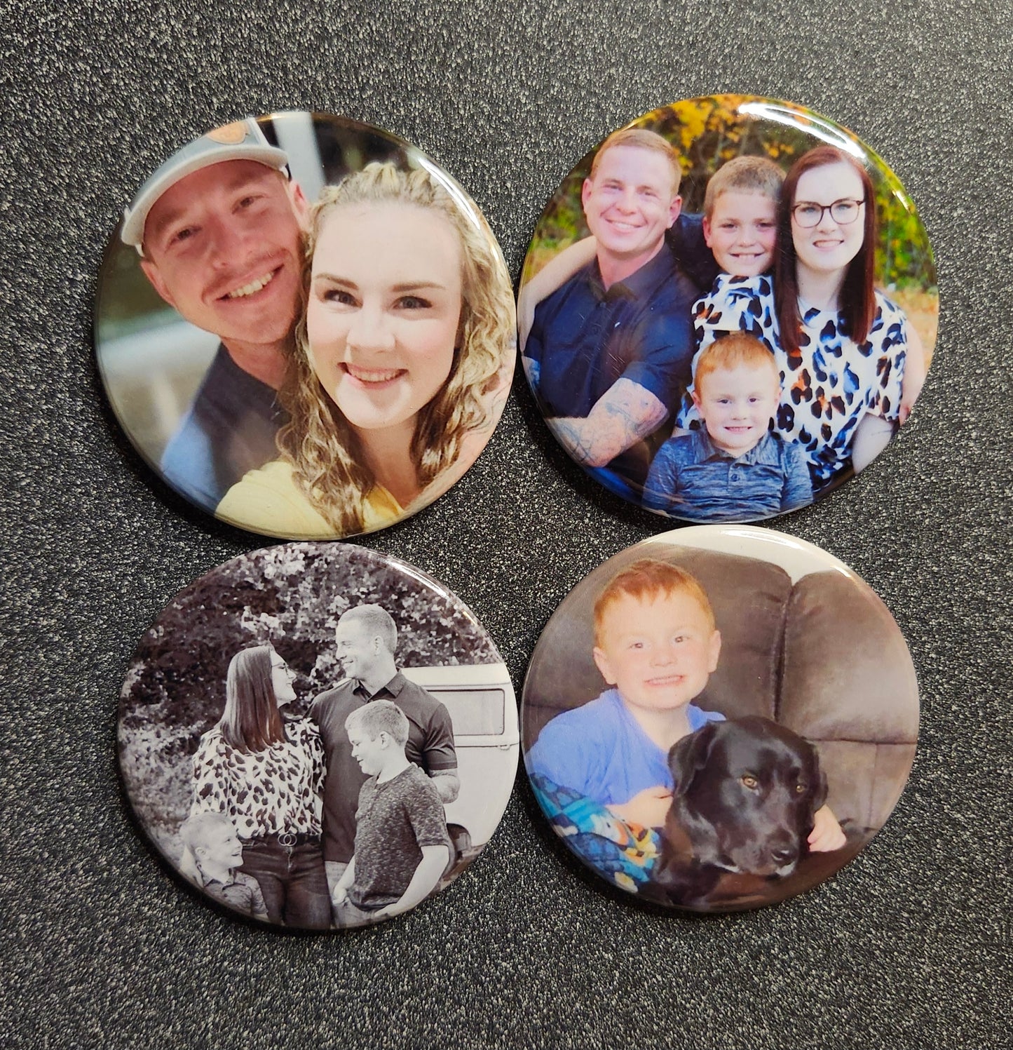 Custom ROUND Photo Magnets