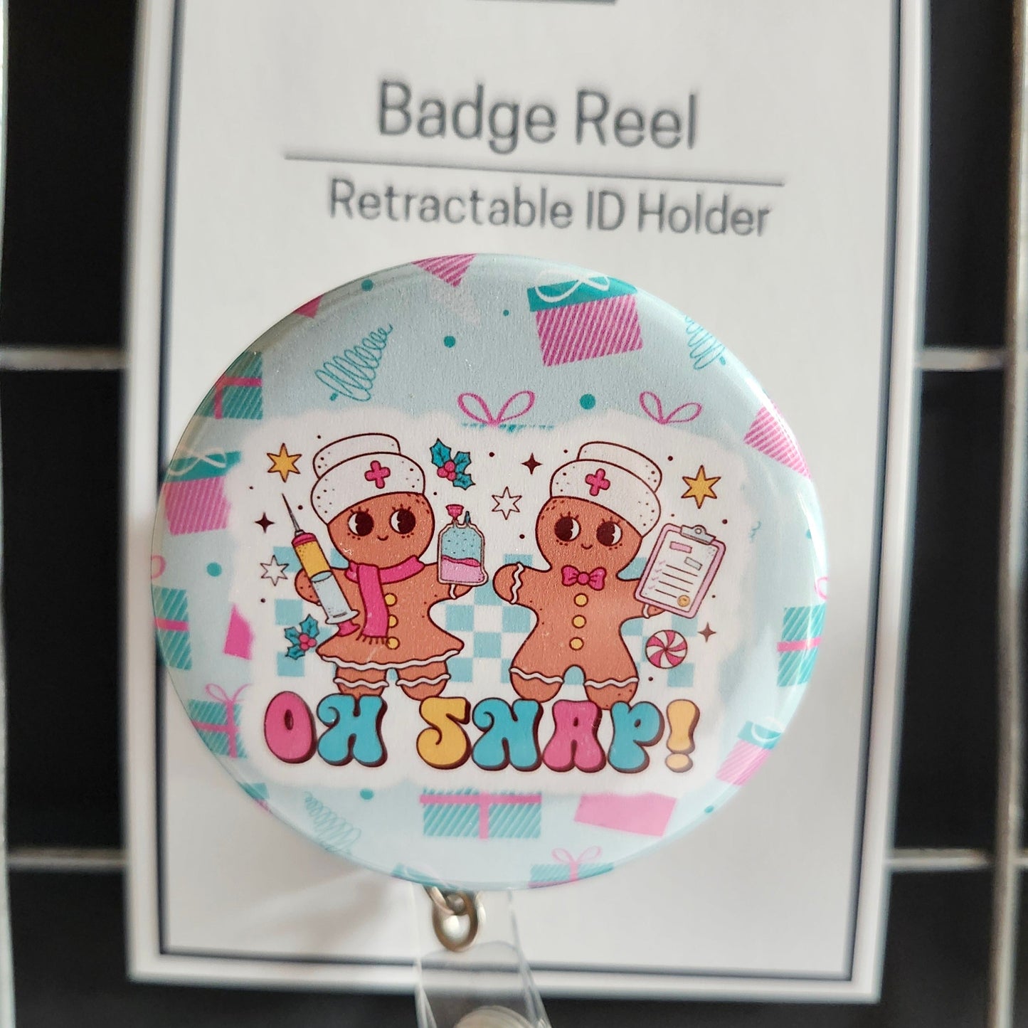Christmas Badge Reel Toppers (Badge reel sold seperately)