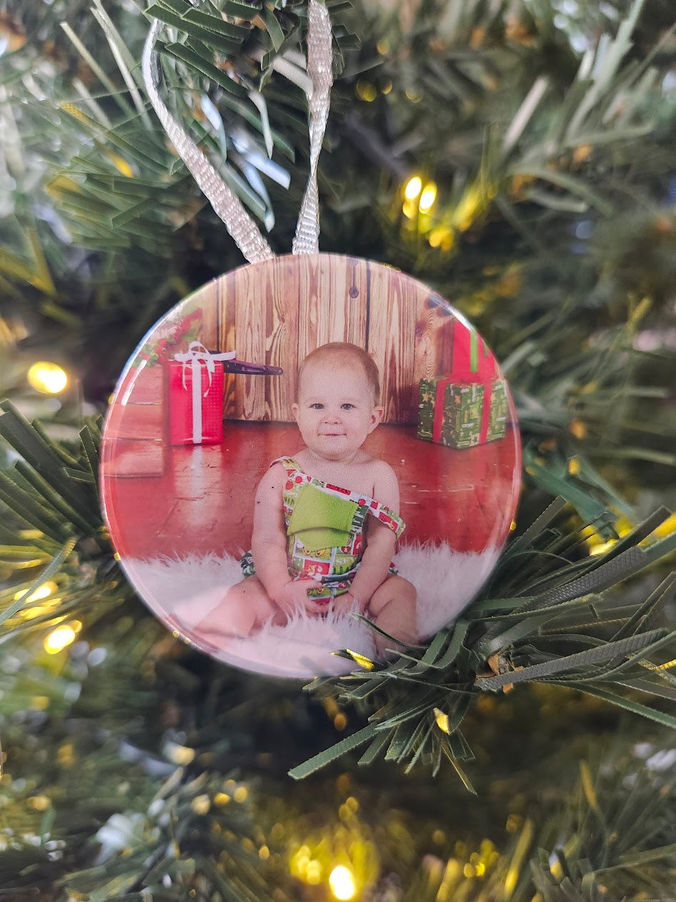 Custom Photo ORNAMENTS