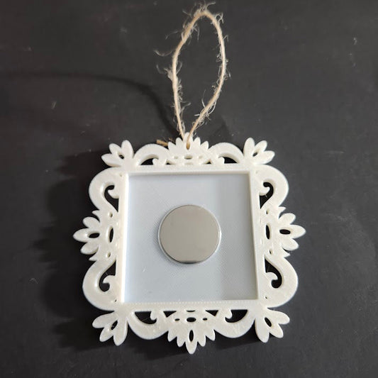 Custom Square Photo Ornament