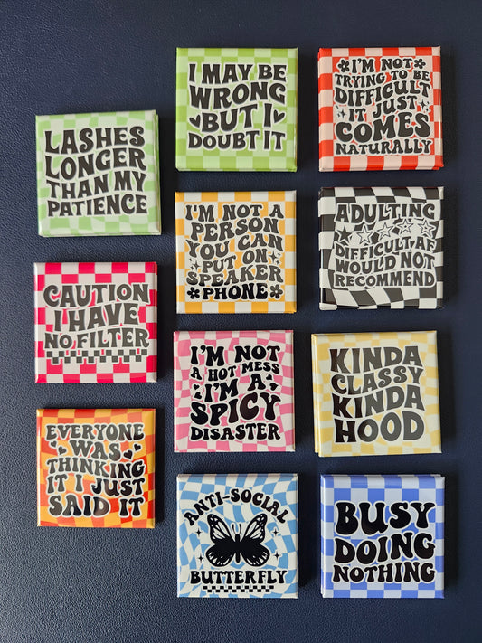 Funny quotes-Retro checkers