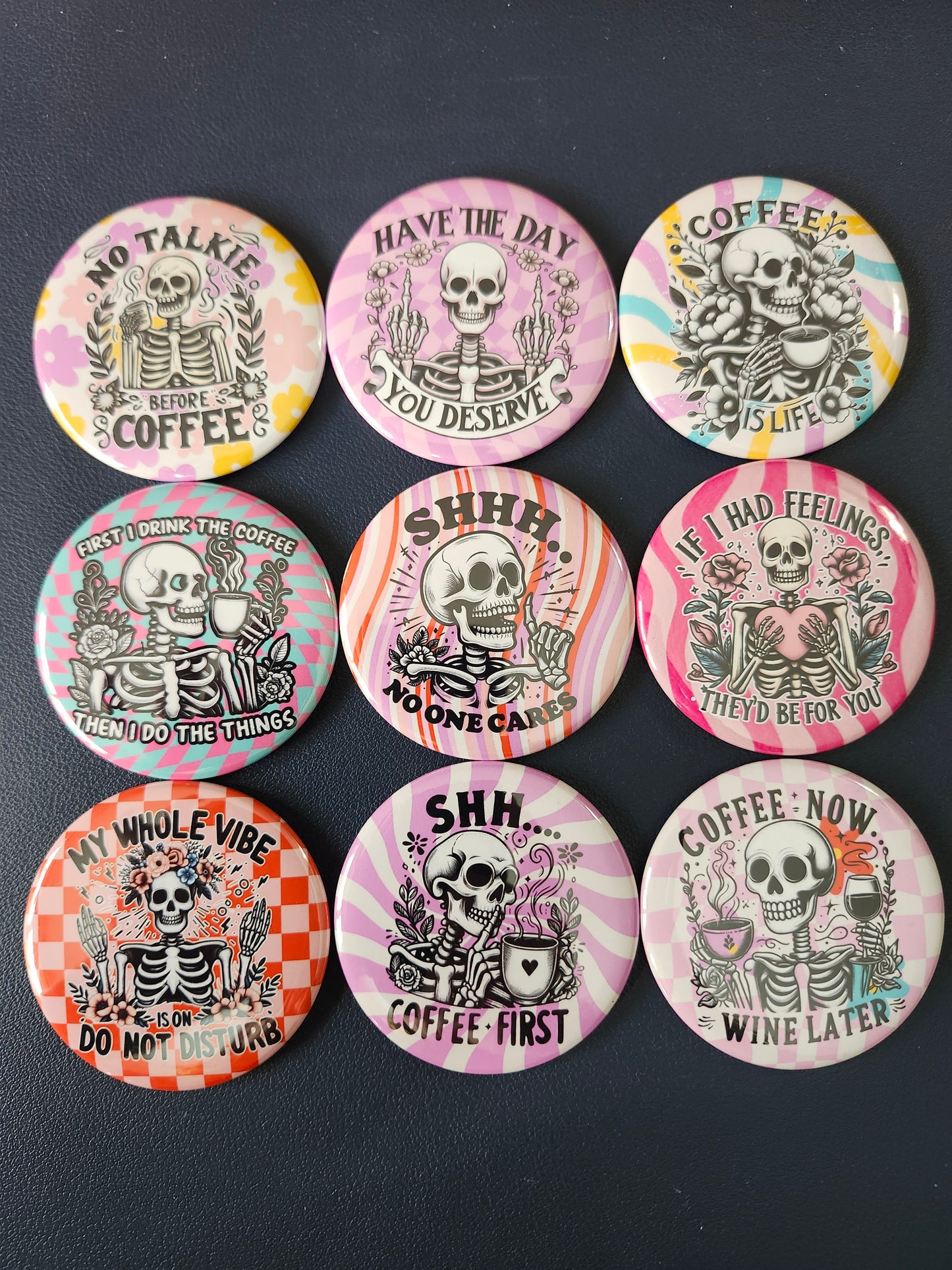 Sarcastic Coffee Lover Round Magnet