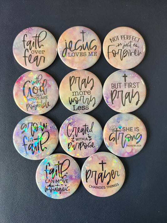 Faith-Christian Round Magnets