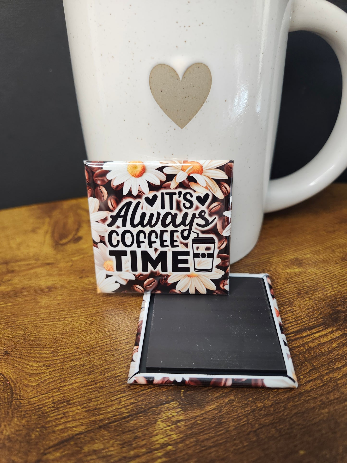 Coffee Lover Square Magnets