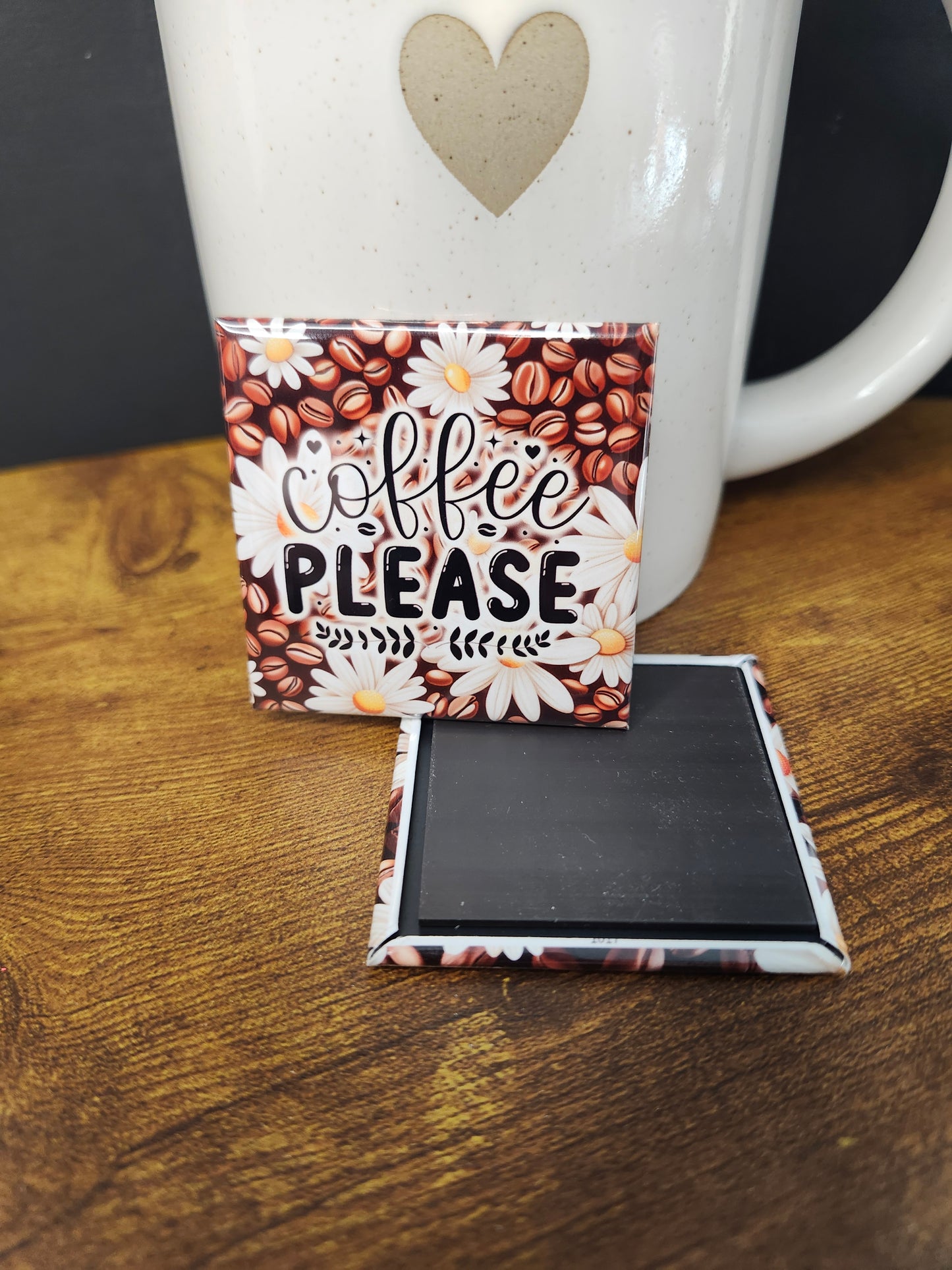 Coffee Lover Square Magnets