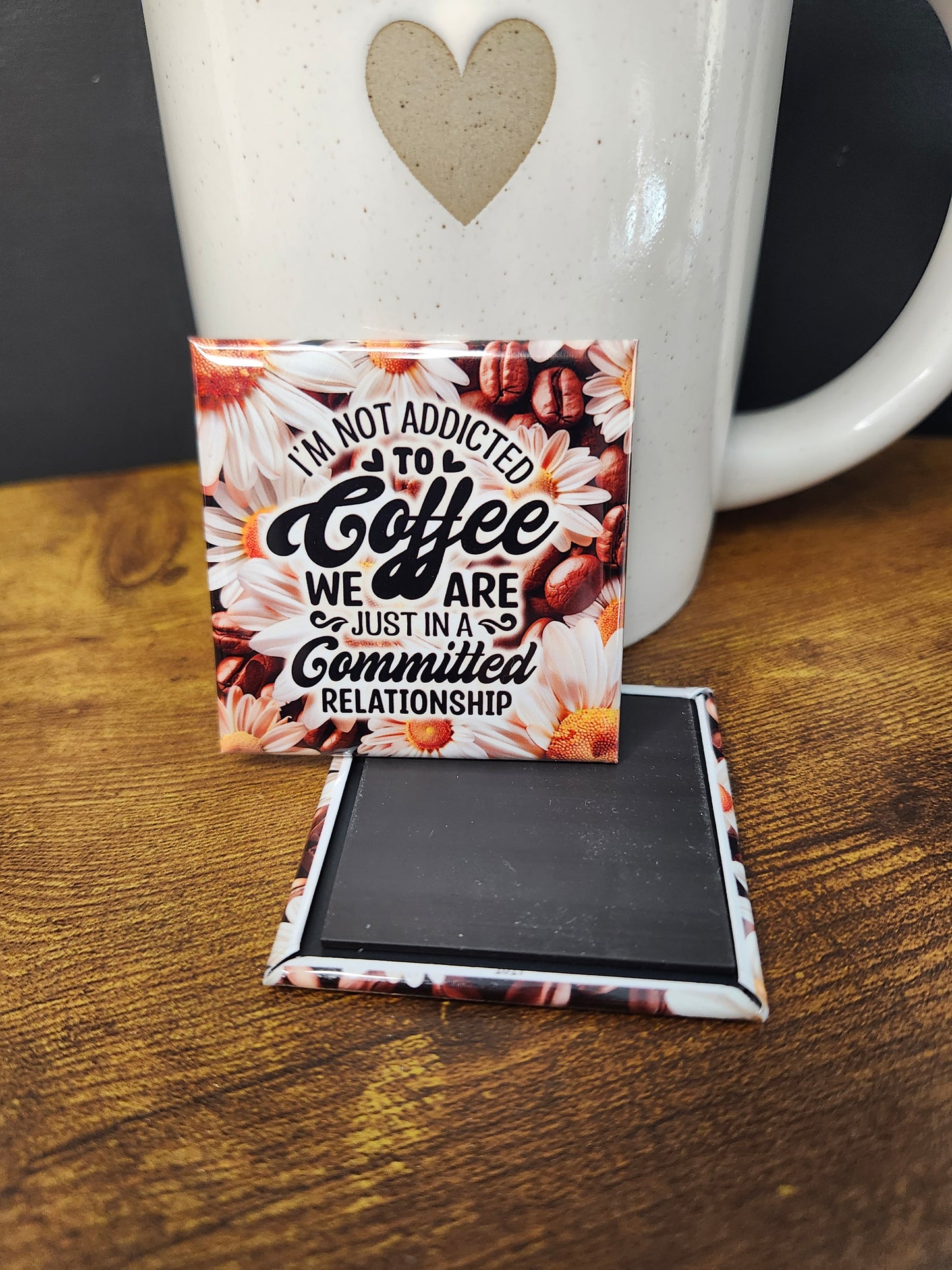 Coffee Lover Square Magnets