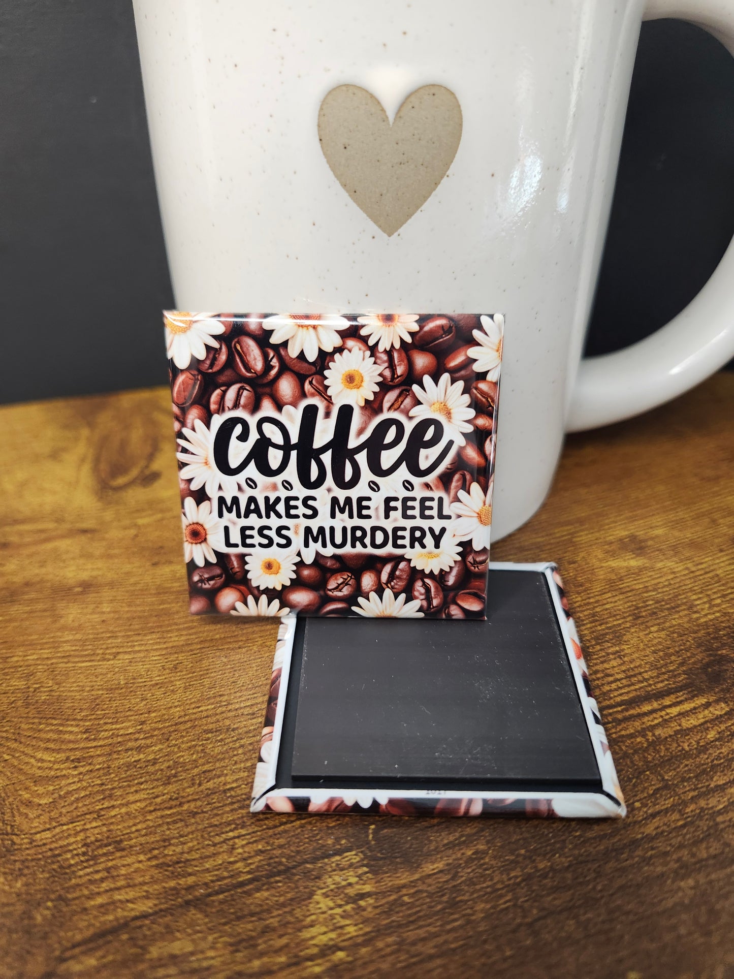 Coffee Lover Square Magnets