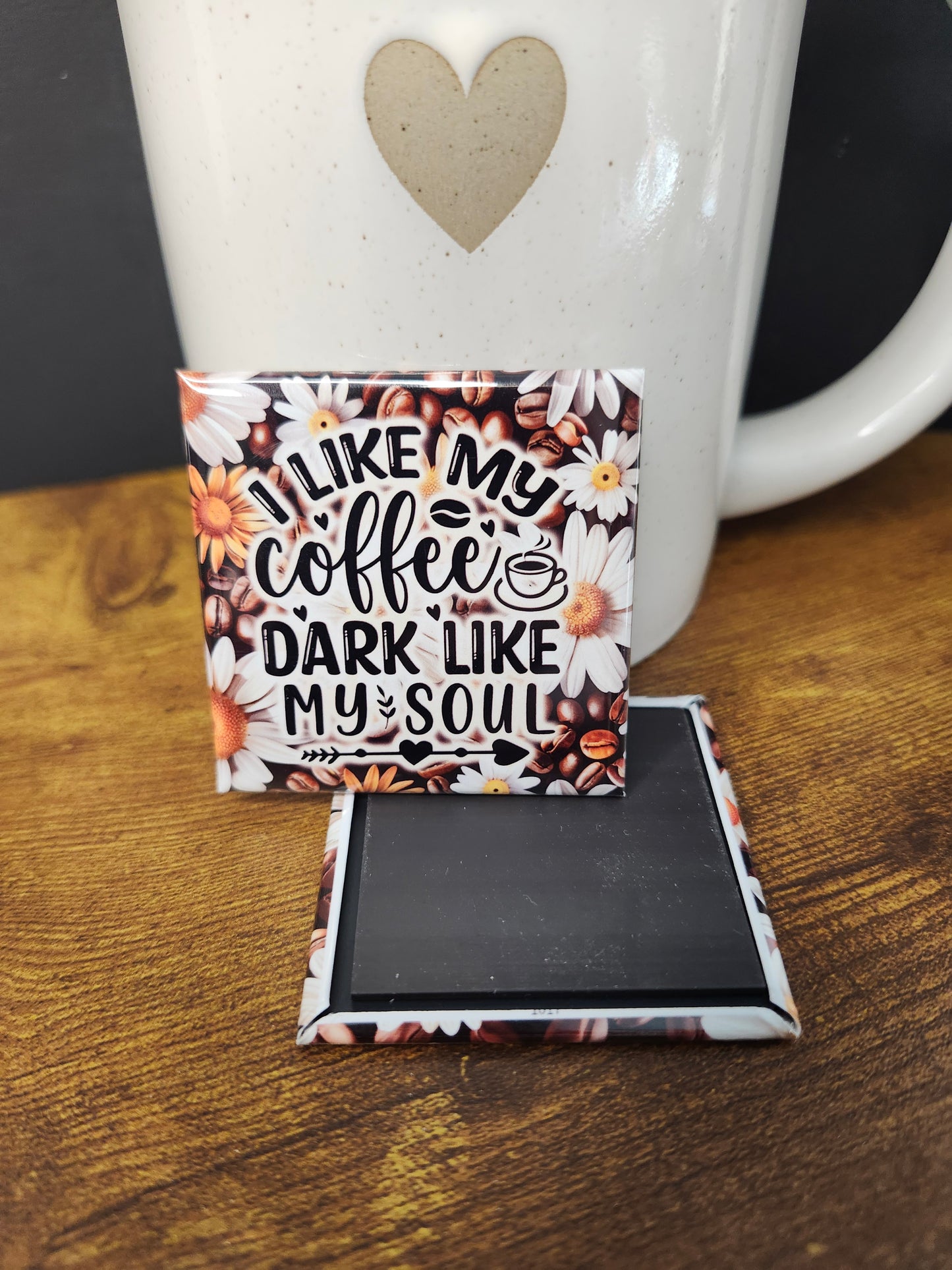 Coffee Lover Square Magnets