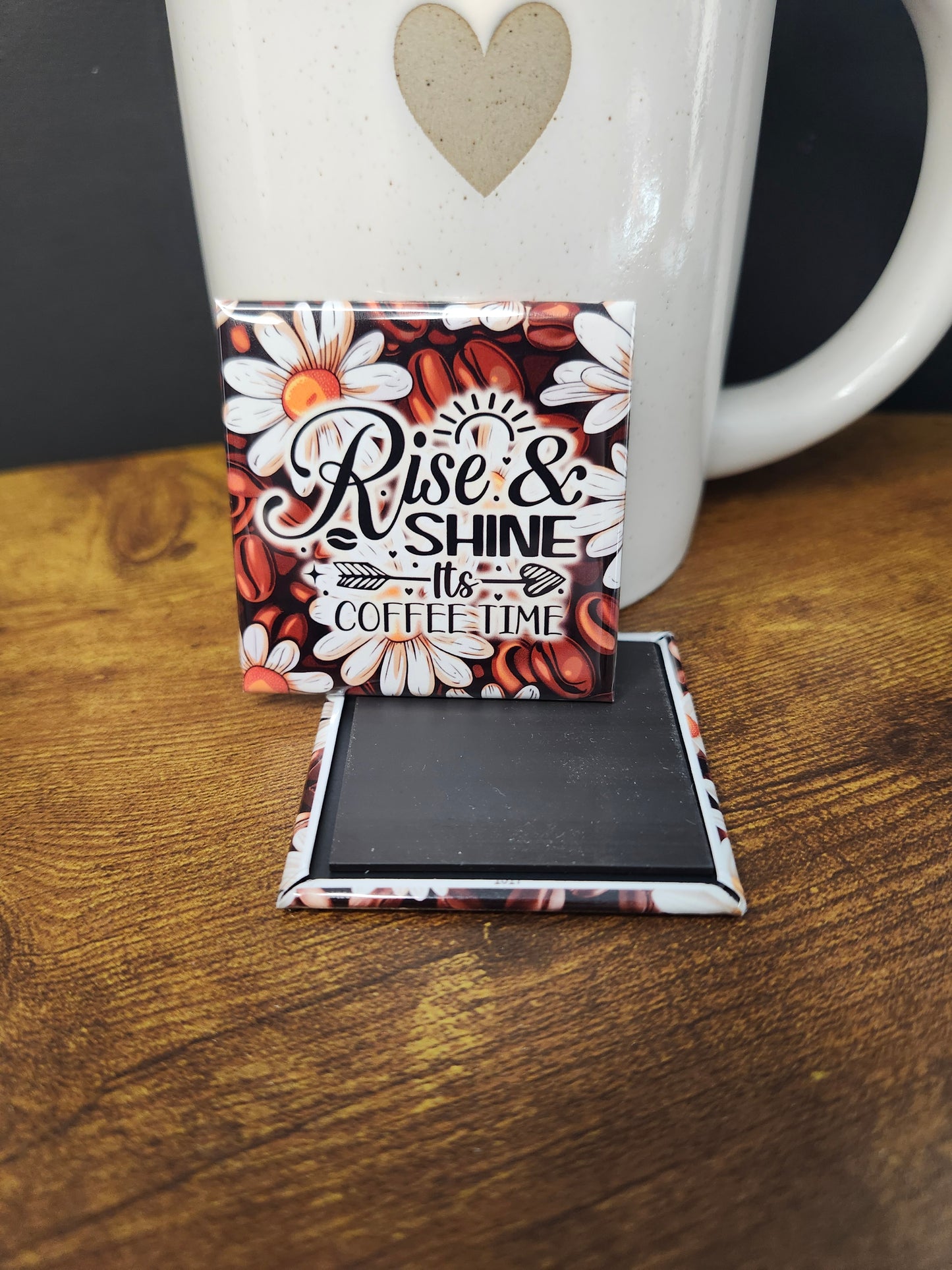 Coffee Lover Square Magnets