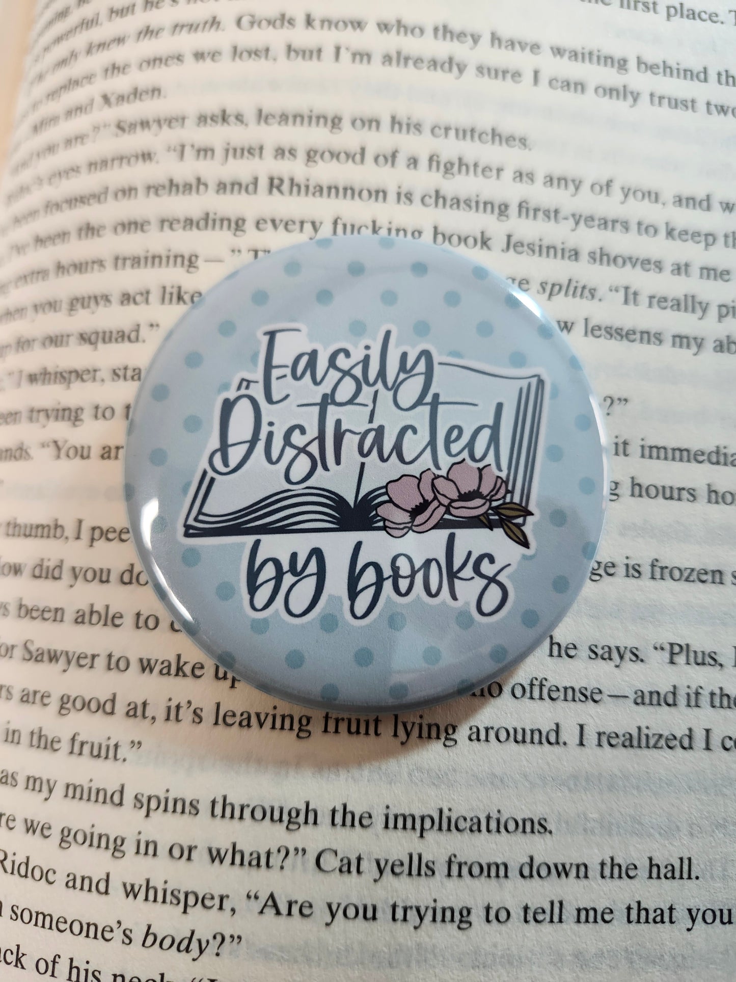 Book Lover Round Magnets