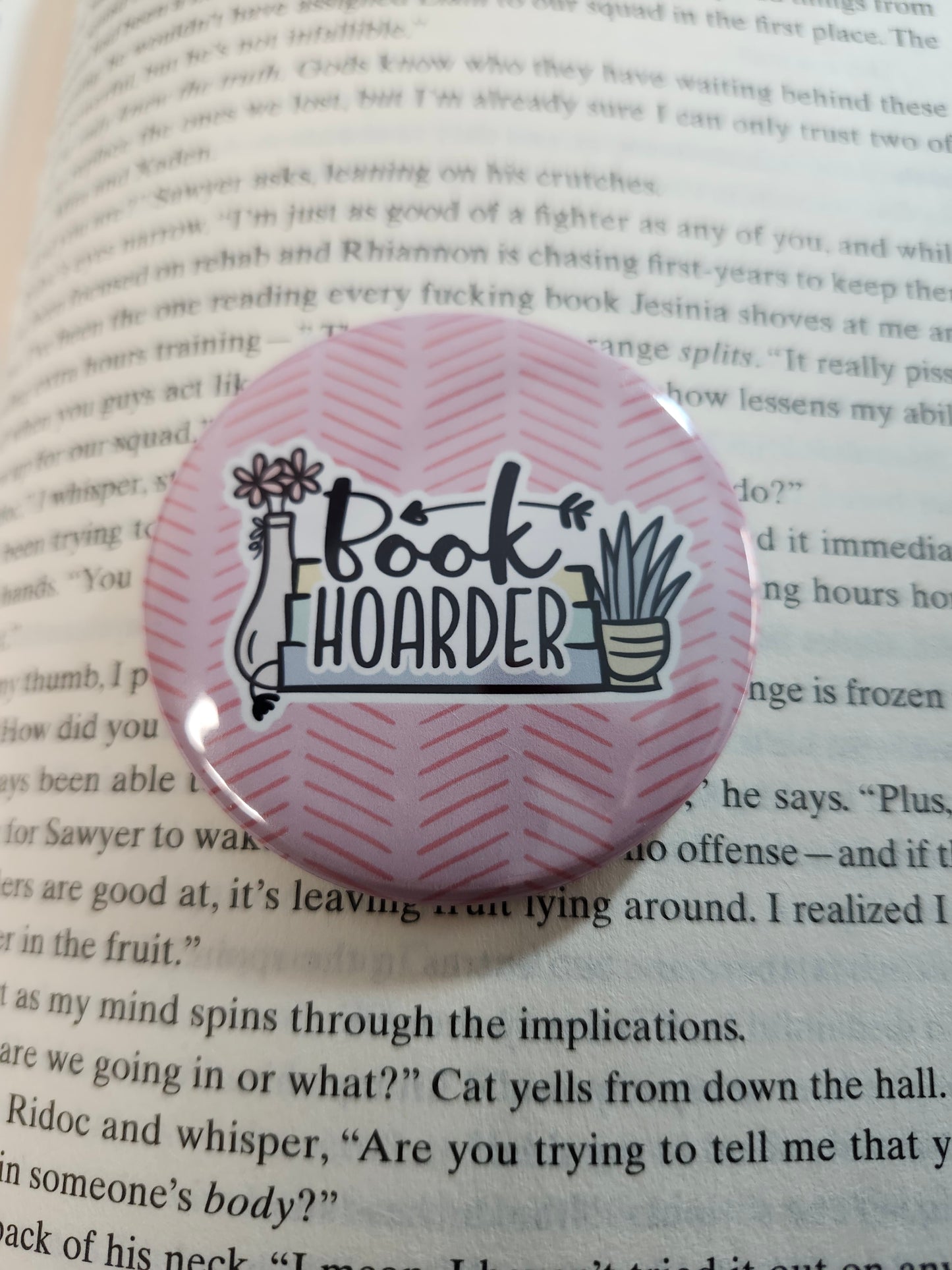 Book Lover Round Magnets