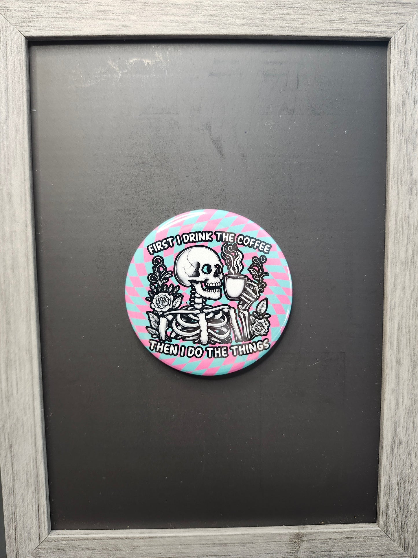 Sarcastic Coffee Lover Round Magnet