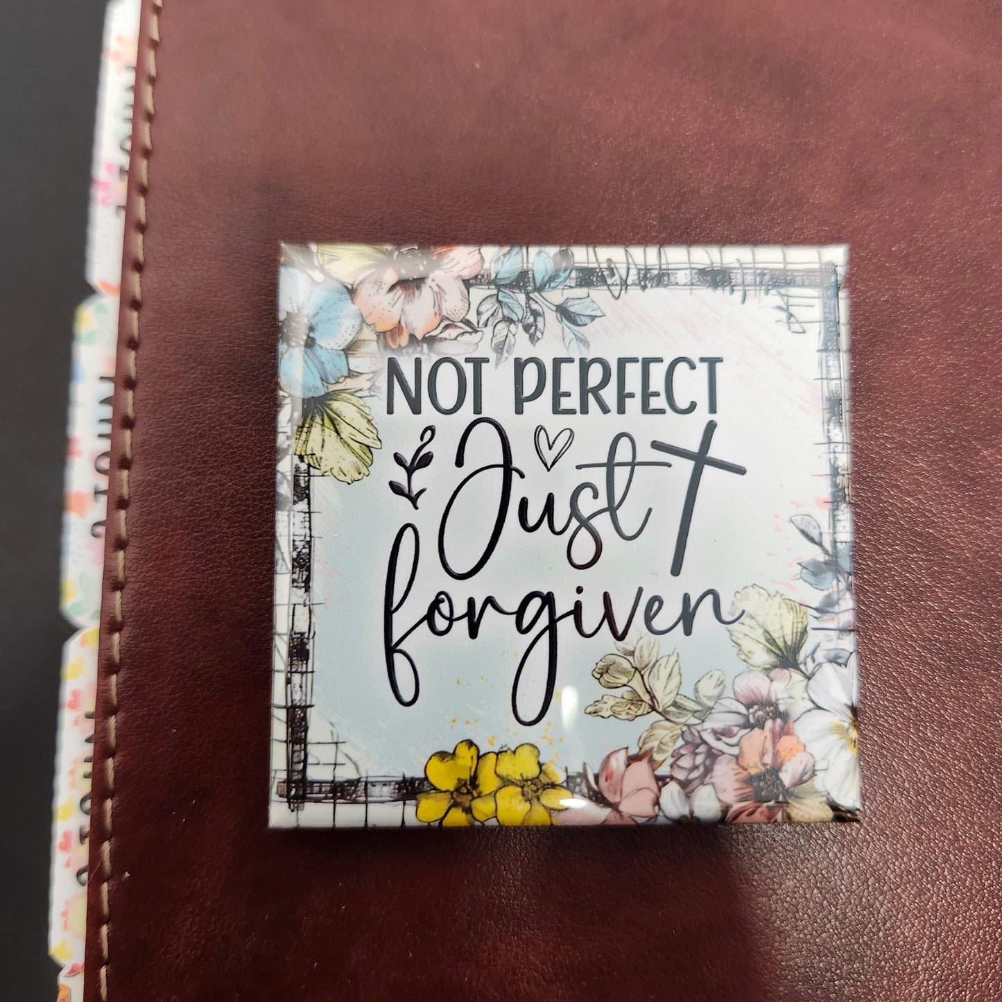 Faith-floral Magnets