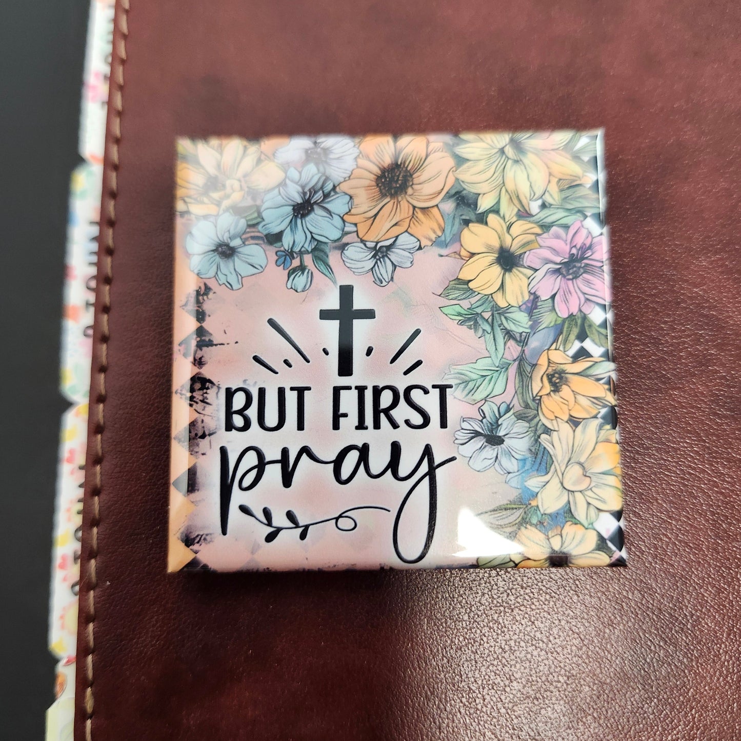 Faith-floral Magnets