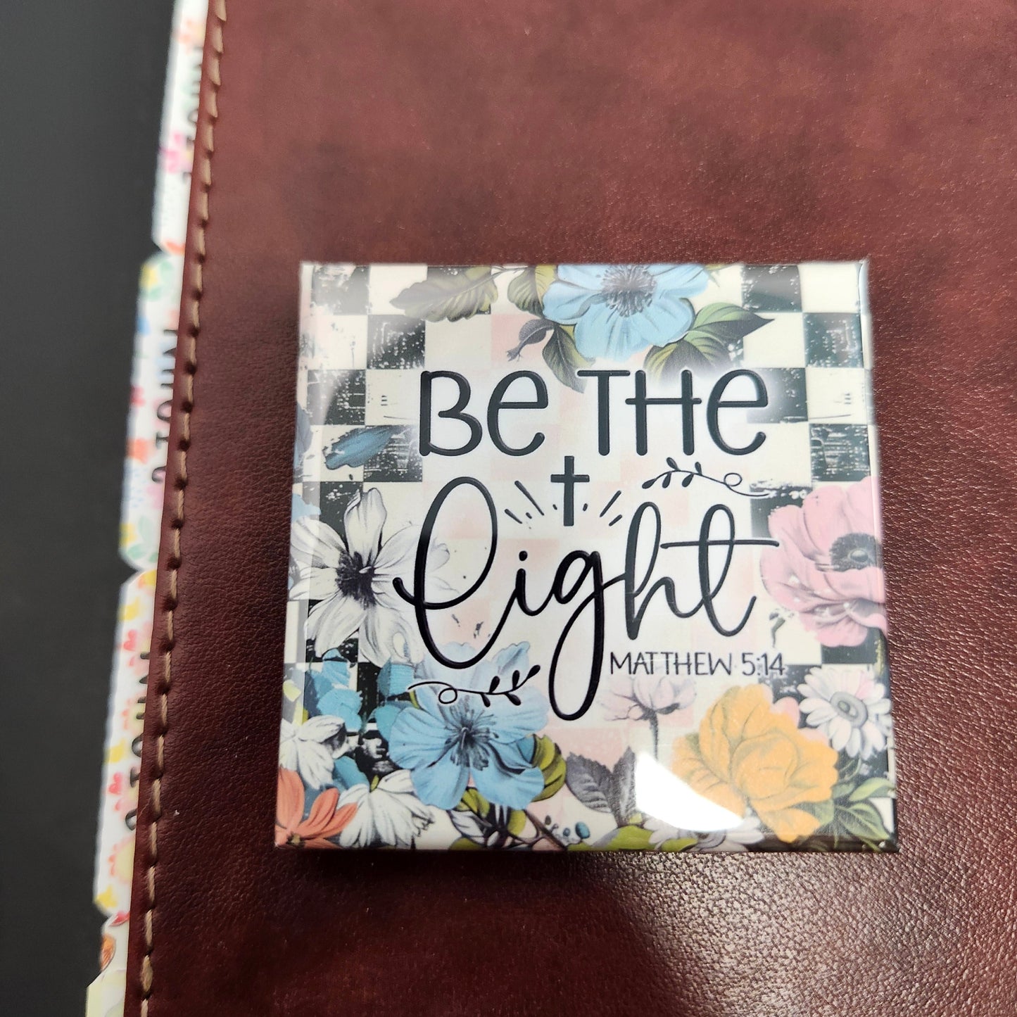 Faith-floral Magnets