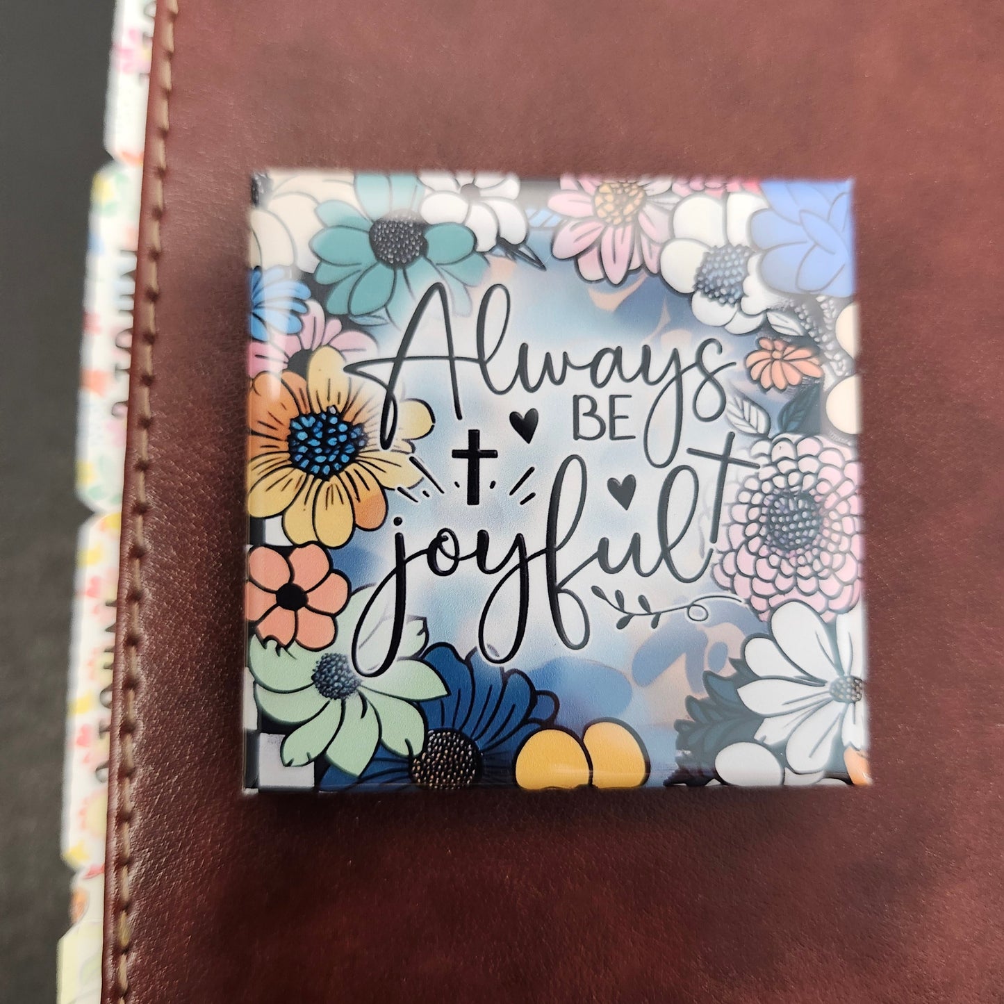 Faith-floral Magnets