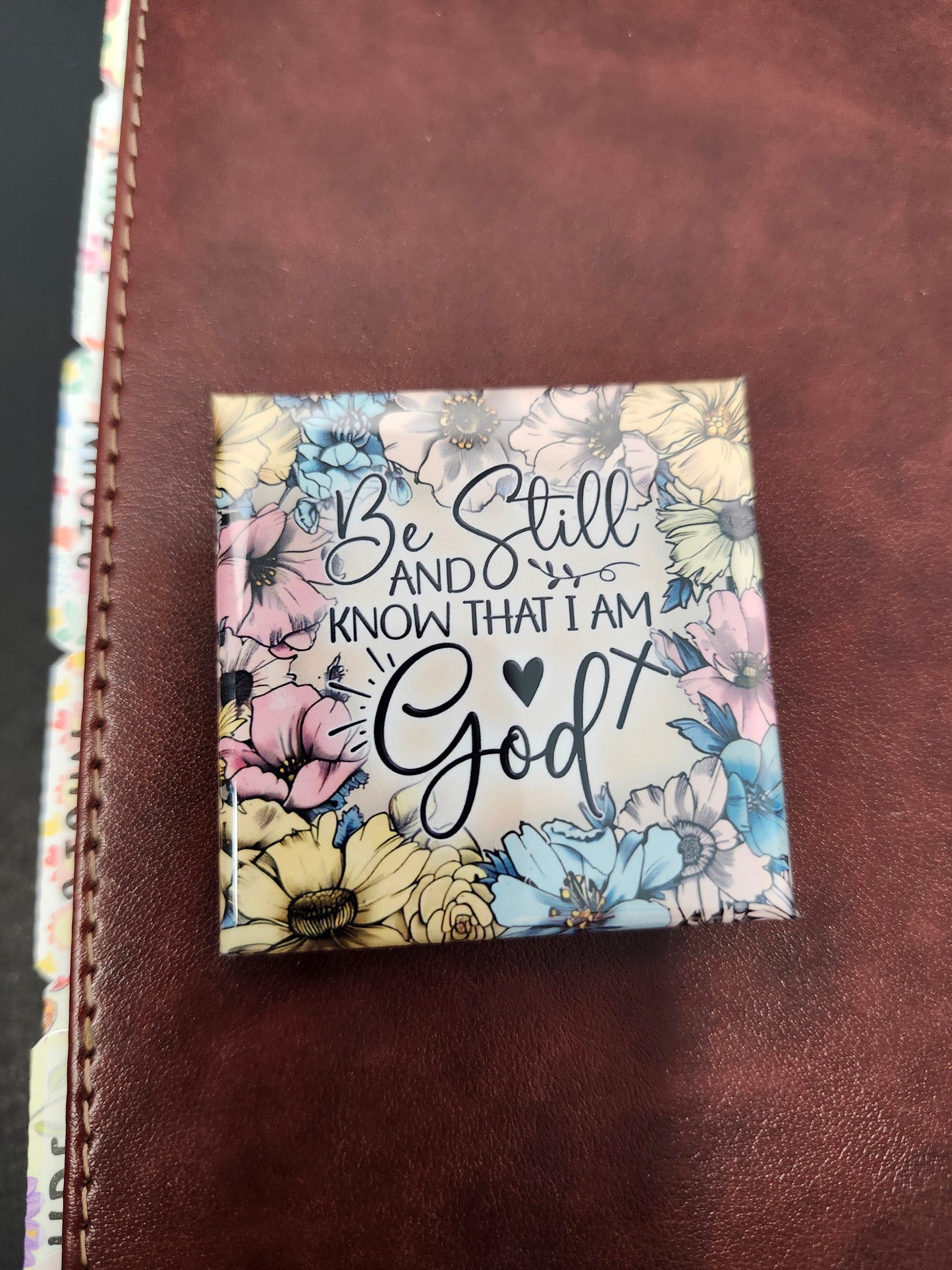 Faith-floral Magnets