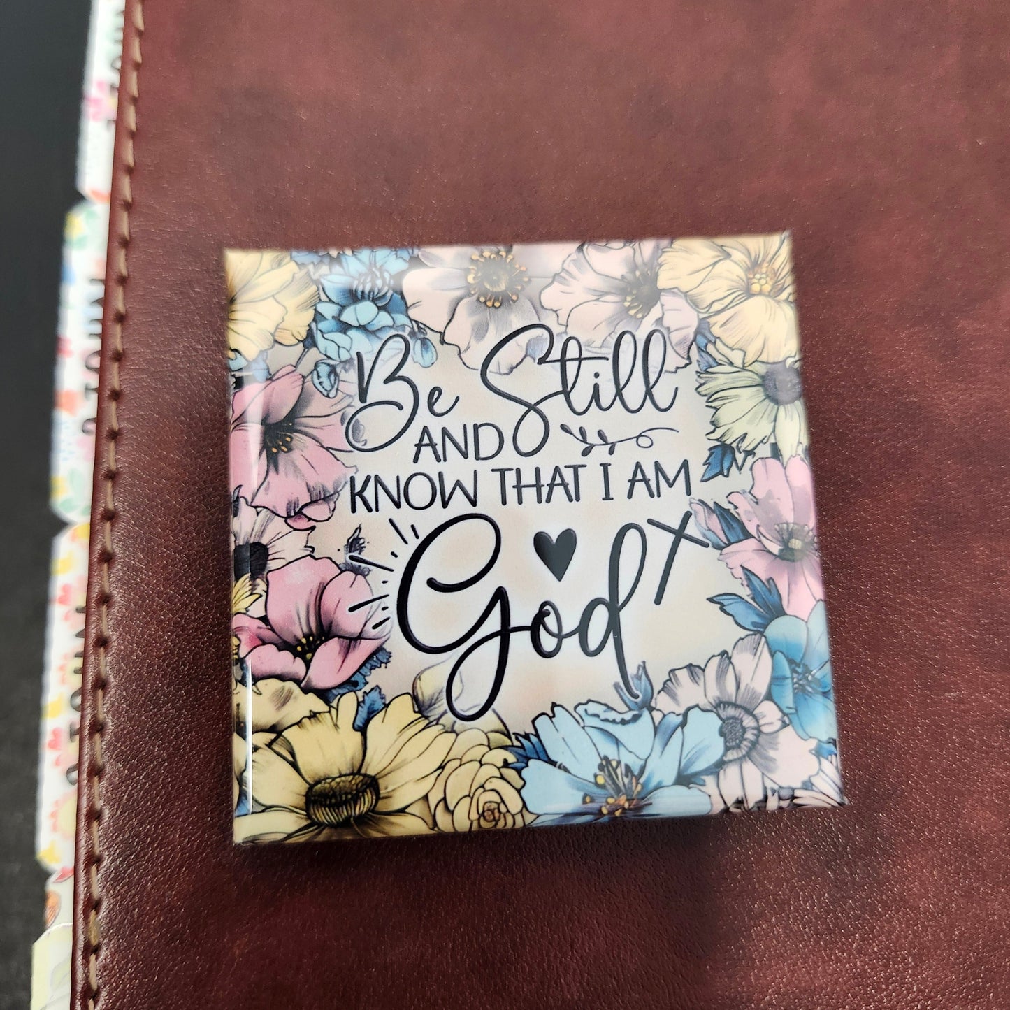 Faith-floral Magnets