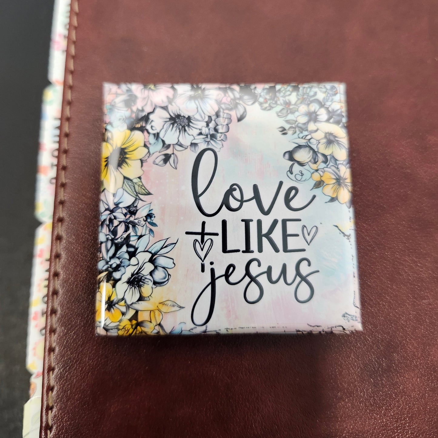 Faith-floral Magnets