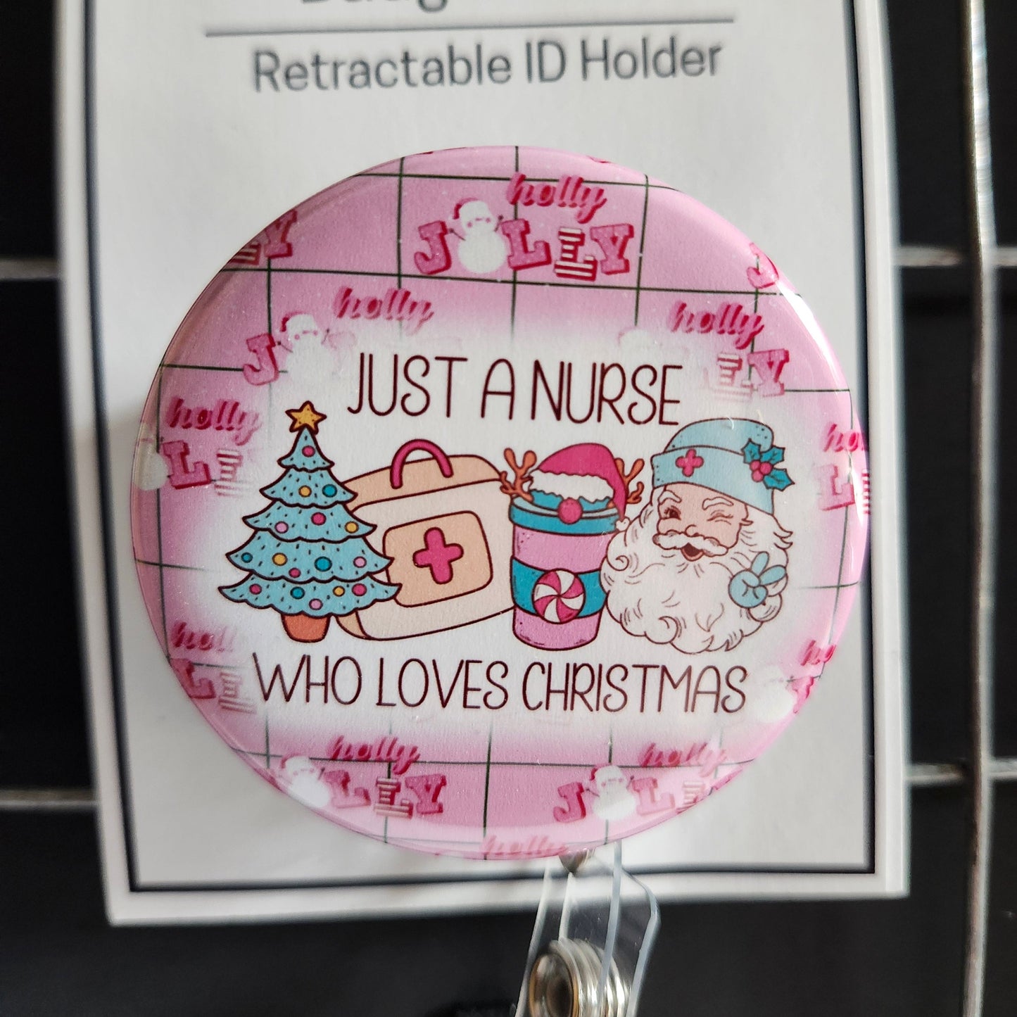 Christmas Badge Reel Toppers (Badge reel sold seperately)