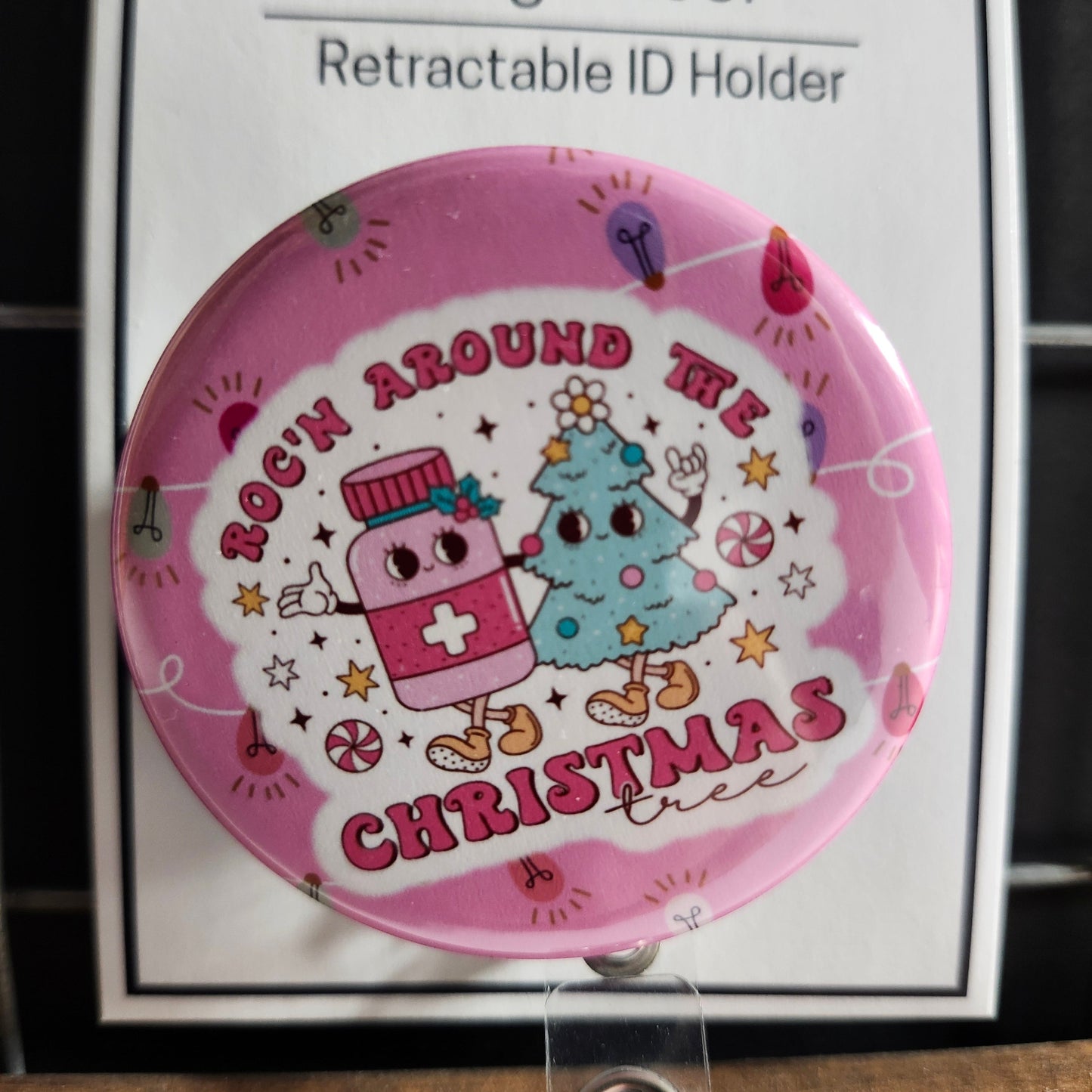 Christmas Badge Reel Toppers (Badge reel sold seperately)