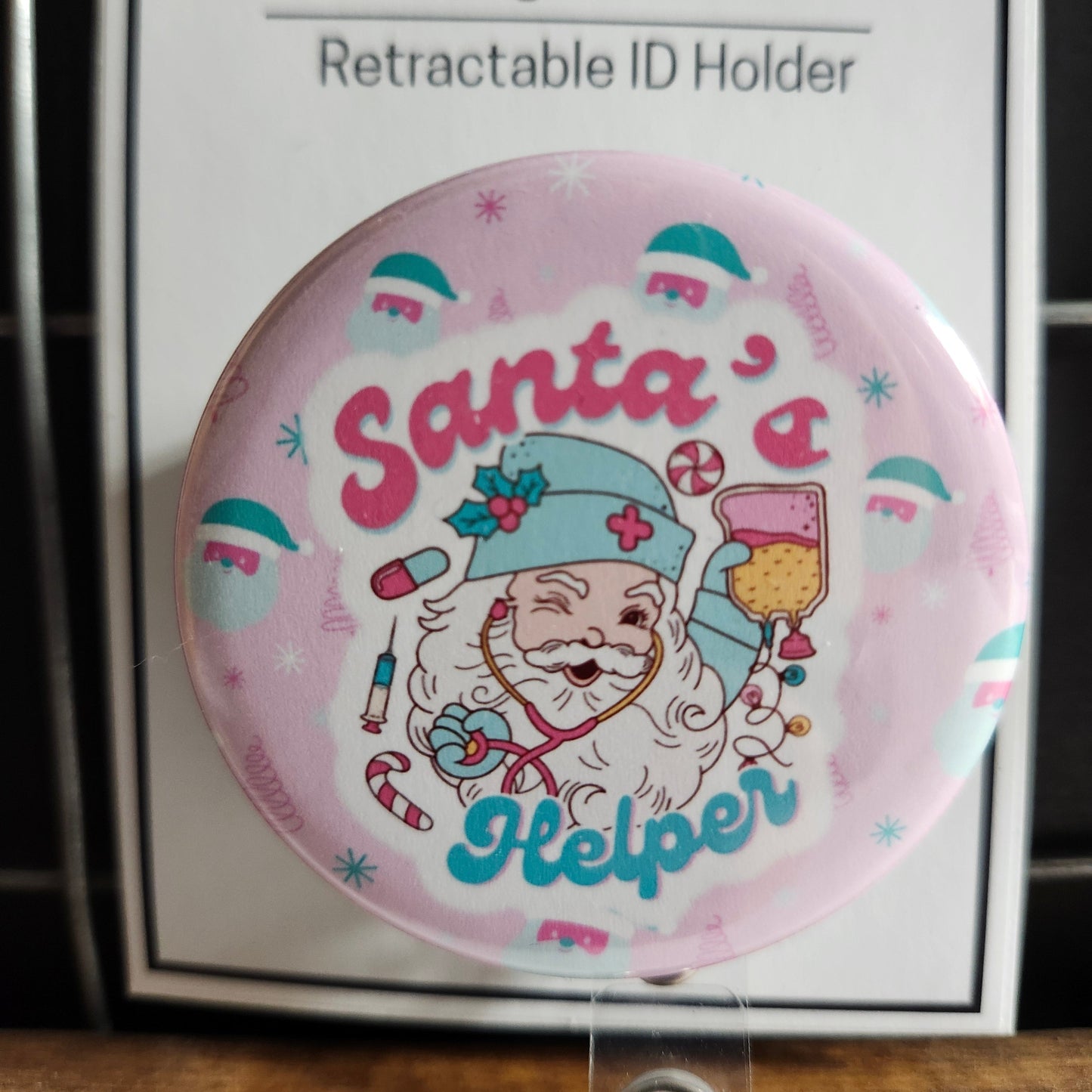 Christmas Badge Reel Toppers (Badge reel sold seperately)