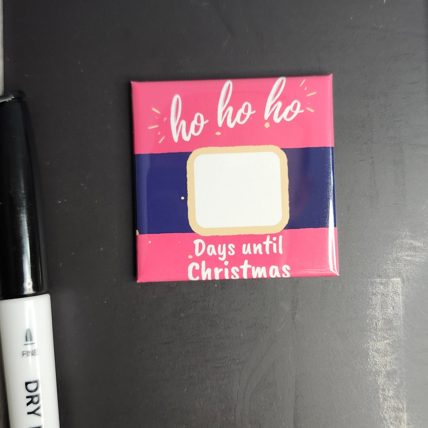 Dry Erase Christmas Countdown Magnet