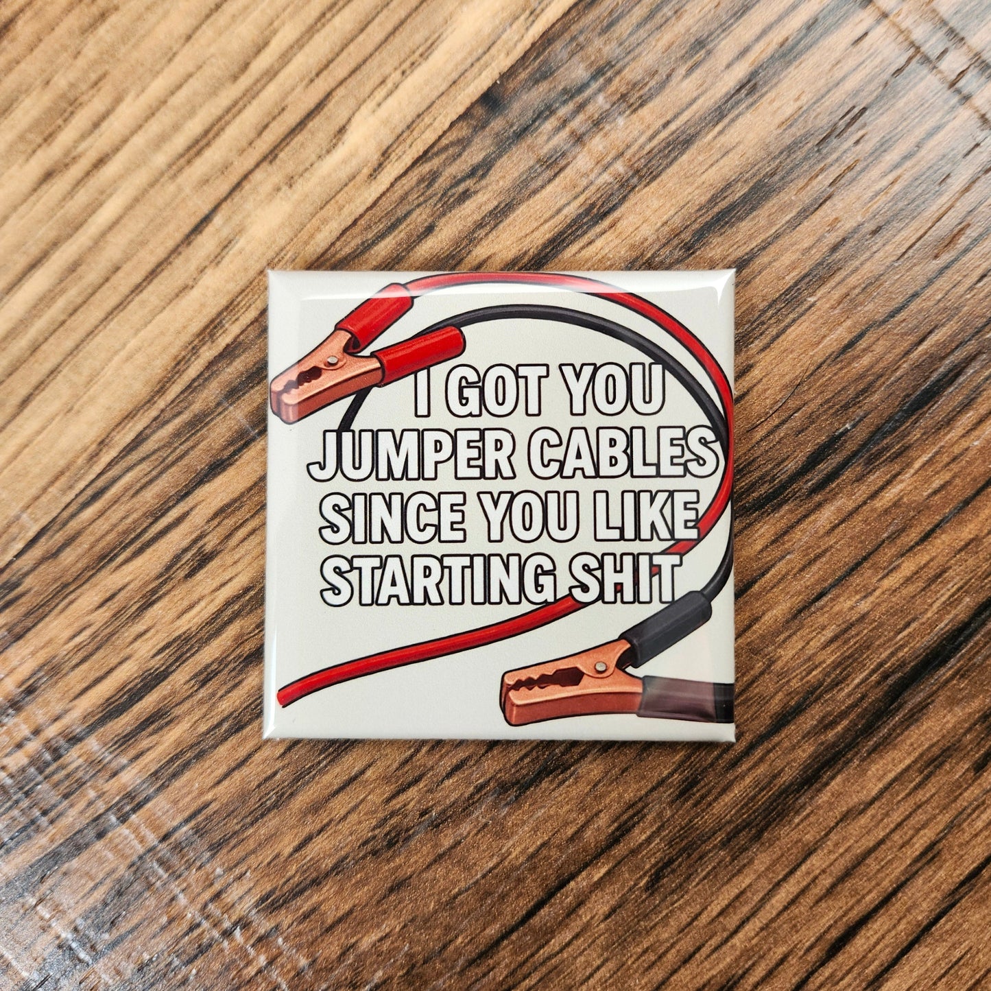 Sarcastic square magnets