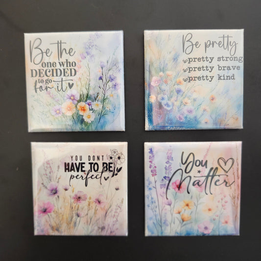 Floral Affirmation Magnets