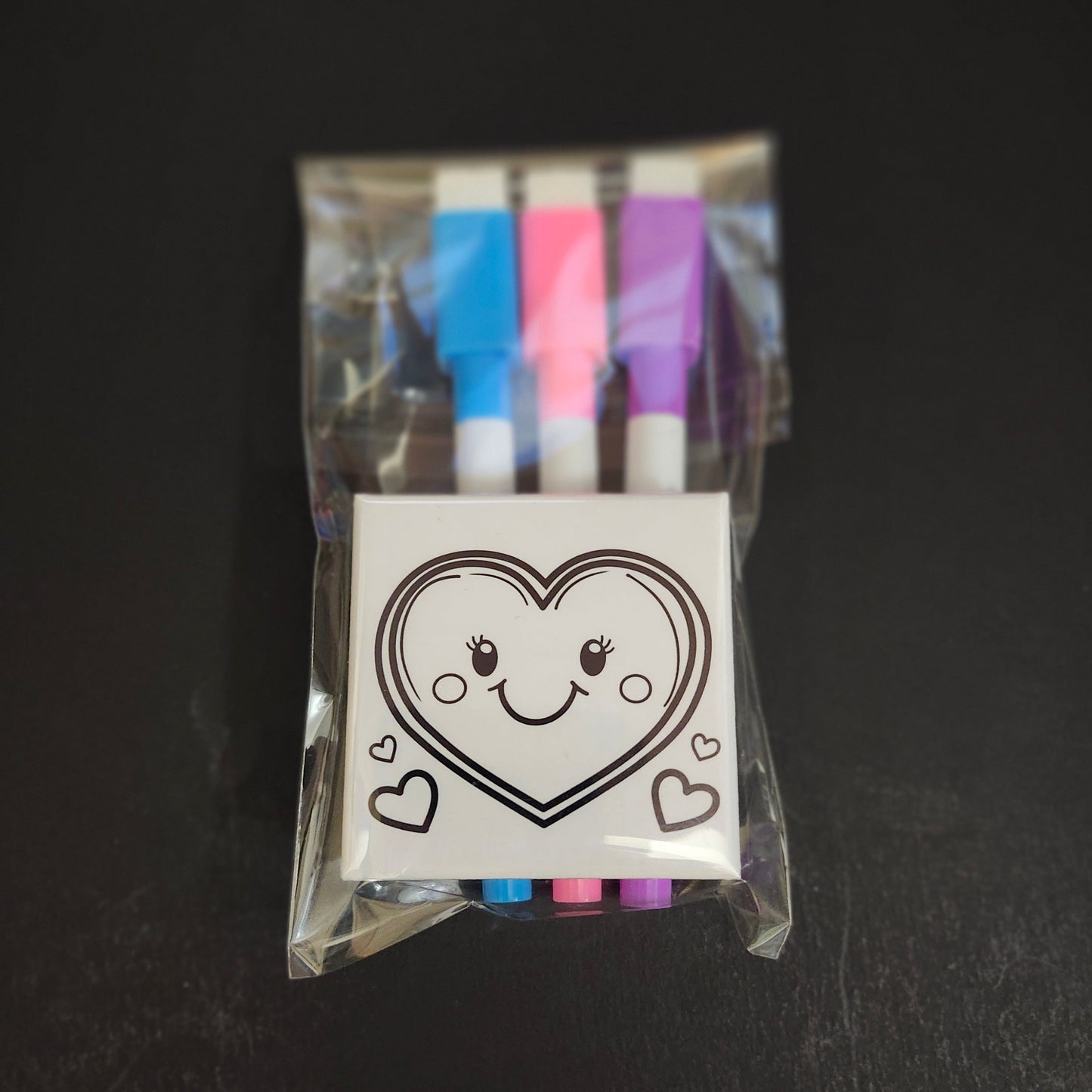 Dry Erase Heart Magnet Set (3 Pack)