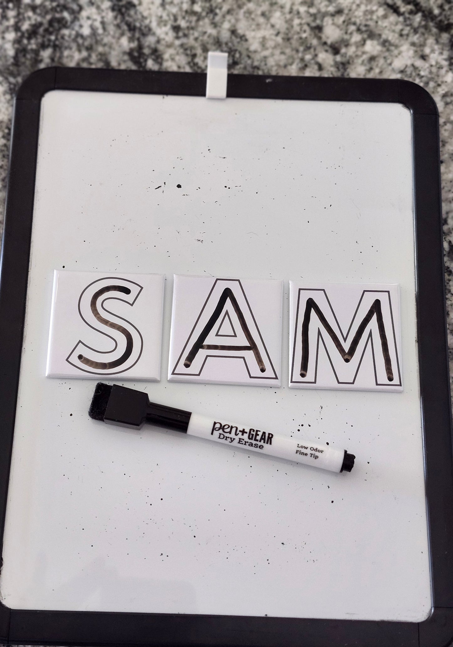 Traceable Dry Erase Letter Magnets