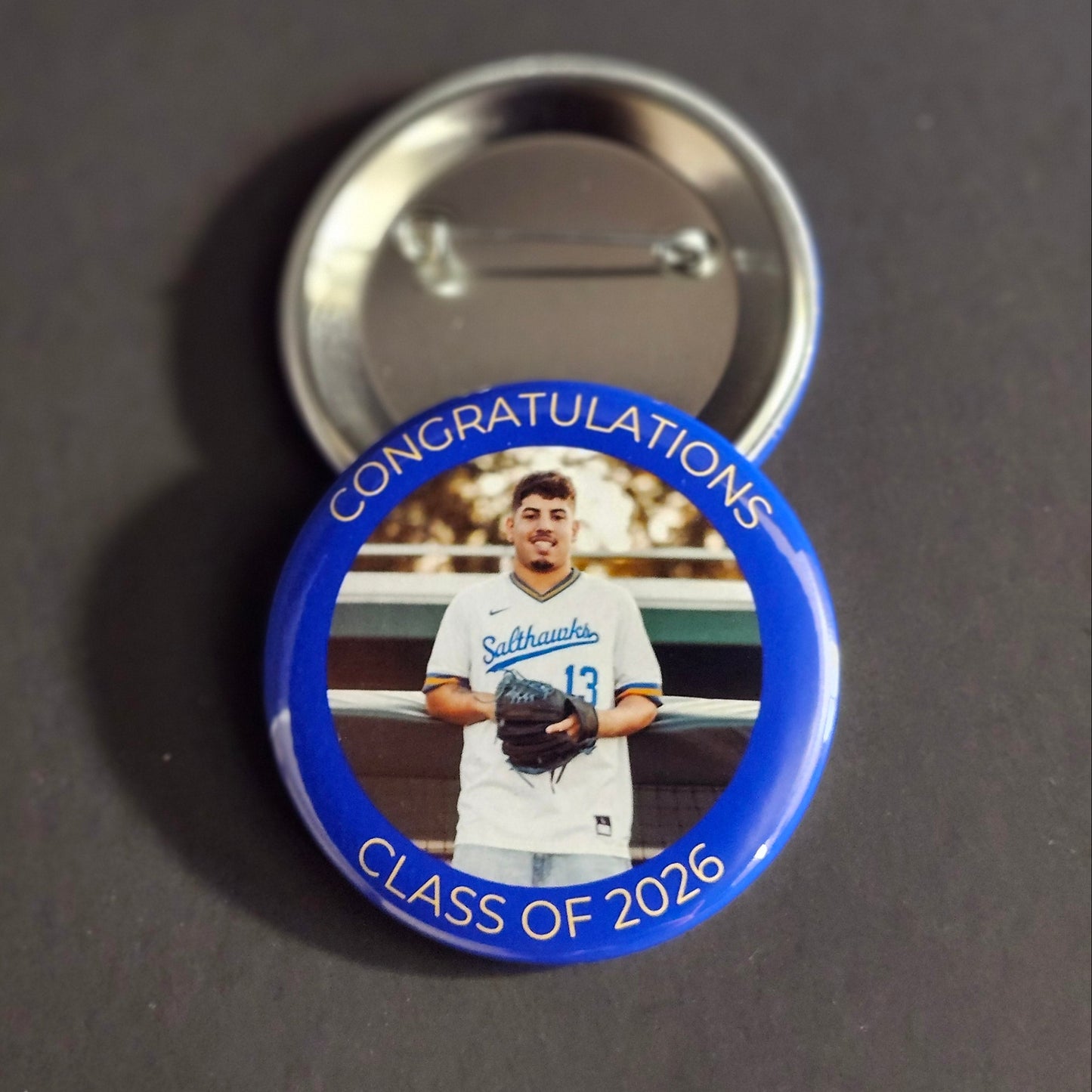 🎓 Custom Graduation Photo Buttons (2.25”)