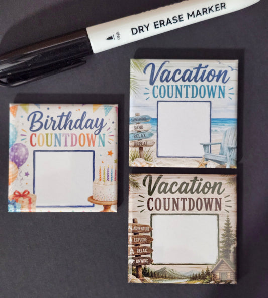 Dry Erase Countdown Magnet