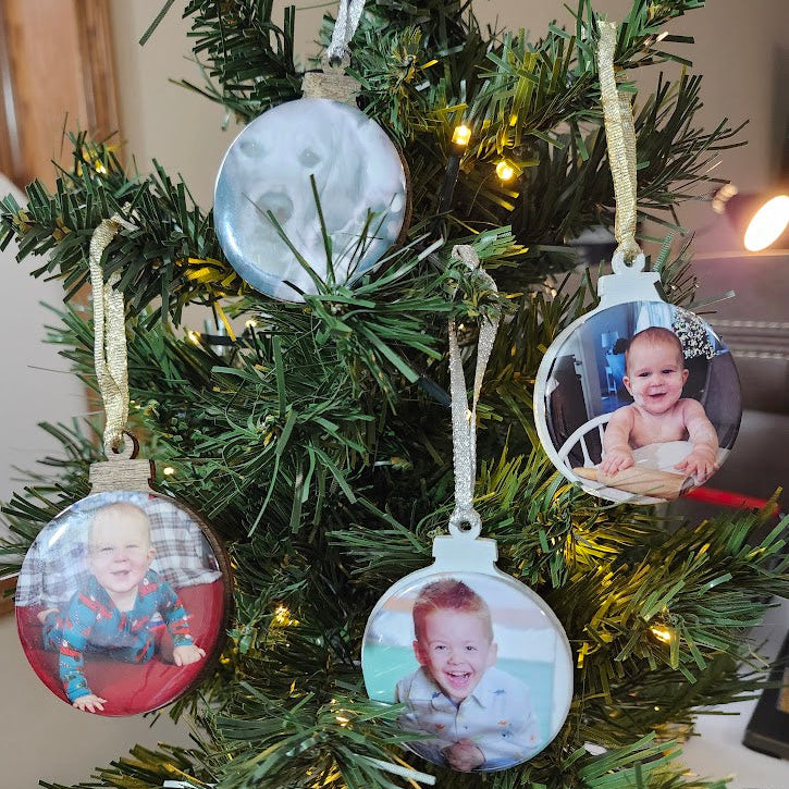 Custom Photo ORNAMENTS
